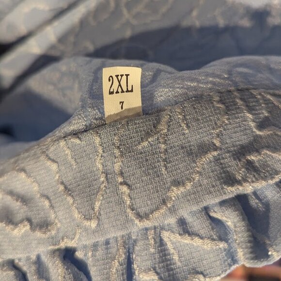 Boutique Light Blue Lace Babydoll Dress | Size 2XL - Picture 5 of 8